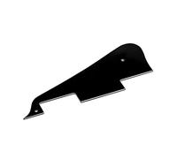 Biwwubik Golpeador de Guitarra EléCtrica de Metal, Placa para Rascar Compatible con Estilo LP, Repuesto de Golpeador de Guitarra, Color Negro