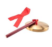 Biwwubik Gongs y Tambores de 15,5 cm y 6 Pulgadas Instrumentos FolclóRicos de PercusióN Orff Gongs y Tambores para Actuaciones Al Aire Libre