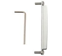 Biwwubik Guitarras acústicas BruCke Ajustable Elevación Sillín para Guitarras Piezas Plata