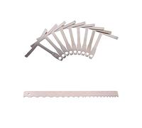 Biwwubik Herramienta de lutural con muescas para cuello de guitarra con recto, regla de calibre de acción para la mayoría de los diapasones y escenas de guitarra