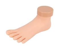 Biwwubik Herramienta de practica de pie falso modelo flexible movible suave para la manicura del arte