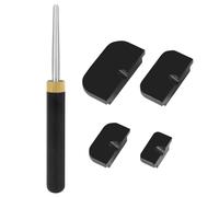 Biwwubik Herramienta de ReparacióN de Abolladuras de DeformacióN Orificio de Sonido de SaxofóN Alto/Medio, Espaciador de Cuatro TamañOs, Accesorios de ReparacióN de Instrumentos Musicales