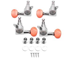 Biwwubik Juego de 4 clavijas de afinación para guitarras acústicas (2R y 2 L)