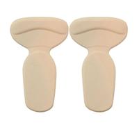 Biwwubik Plantillas de gel de silicona para zapatos, almohadillas para el cuidado de los pies, protector de tacón alto, cojines para zapatos, plantillas de siembra (beige)