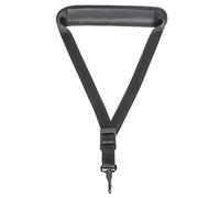 Biwwubik Saxofón doble hombro cuello correa ajustable Sax Stage Play Neck Belt Negro