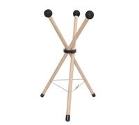 Biwwubik Soporte de Madera Maciza, Soporte para Instrumentos Musicales, Soporte de Tambor Portátil Plegable Universal