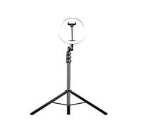 Biwwubik Soporte de transmisión en integrado con anillo para selfie, soporte de luz en , trípode de luz de relleno