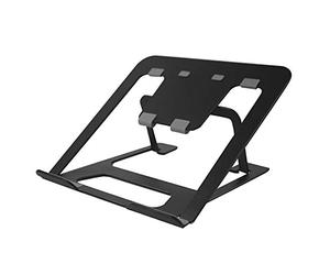 Biwwubik Soporte para ordenador portátil, soporte para ordenador portátil, plegable en seis compartimentos, apto para 11-17 ordenadores