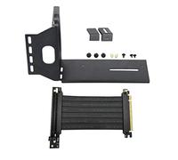 Biwwubik Soporte vertical para tarjetas de imagen GPU con cable de extensión PCI GPU fijo PCI-E incorporado en el soporte vertical