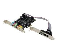Biwwubik Tarjeta de sonido Pcie de 7.1 canales CM8828 + Cm9882A con soporte Spdif Pcie 7.1Ch Analógico Digital 3D Stere tarjeta de expansión