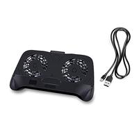 Biwwubik Ventilador frío juego general refrigeración cuerpo refrigerador adaptador enfriador pegatina doble ventilador para teléfono