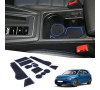 BIXUAN Golf8 2024 compatible con VW Golf 8 Mk8 2020-2023 2024 2025 Alfombrillas antideslizantes para consola central, reposabrazos, alfombrilla de soporte para bebidas, lanza antideslizante, costura