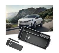 BIXUAN Portaobjetos para Peugeot 3008 5008 GT 2016-2024 DS7 Crossback 2017-2024 Citroën C5 Aircross 2018-2025 caja de Almacenamiento para Apoyabrazos Bandeja de Guantera para Reposabrazos Organizador