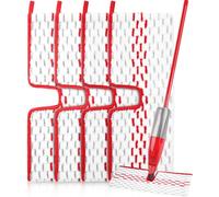 Bixury Juego de 4 Paños Reutilizables para Vileda 1-2 Spraymax Recambio Mopa Fregona Recambio Cubierta Microfibra Set Recambio de Microfibra Mopas Húmedas y Secas para Todo Tipo de Suelos