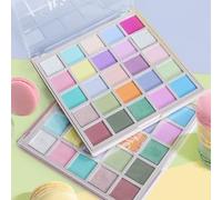 biya - 25-Color Sunshine Eyeshadow Palette - 2 Types 202# Orange-Brown - 50g