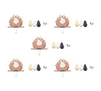 biyan 5X Negro Selector del Interruptor de la Palanca de 5 Vías para St Reemplazo de Piezas de Guitarra Eléctrica