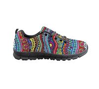 Biyejit African Element Pattern - Zapatillas de Deporte para Mujer, cómodas, para Caminar al Aire Libre, Correr, Calzado Deportivo para niñas Adolescentes