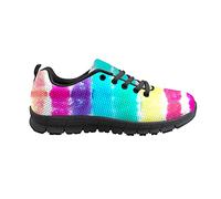 Biyejit Colorful Tie Dye Fashion Sneakers Casual Sport Shoes para Mujeres Hombres Adolescentes Parejas
