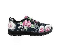 Biyejit Flores Imprimir Mujer Moda Zapatillas Transpirable Malla Casual Deporte Zapatos Ligero