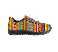 Biyejit Patrón de Elementos africanos Zapatillas de Deporte de Moda Zapatos Deportivos Casuales para Mujeres Hombres Adolescentes Parejas