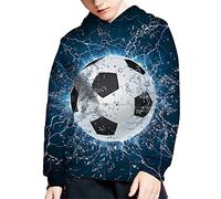 Biyejit - Sudaderas de polar con capucha y bolsillo, sudadera con capucha estilo suéter para niños y niñas de 6 a 16 años, 8-10 años