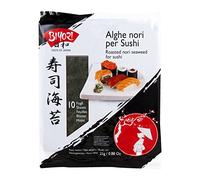 Biyori algas para sushi 1 paquete de 10 hojas (25gramos)