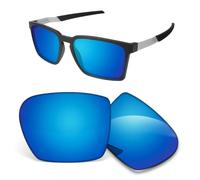 Biyxpiv Lentes de repuesto de 1,5 mm compatibles con gafas de sol Oakley Exchange Sun OO9483 de 56 mm, antiarañazos, Espejo azul hielo