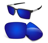 Biyxpiv Lentes de repuesto de 1,5 mm compatibles con gafas de sol Oakley Exchange Sun OO9483 de 56 mm, antiarañazos, Espejo azul oscuro