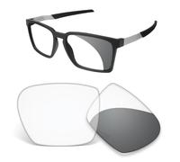 Biyxpiv Lentes de repuesto de 1,5 mm compatibles con gafas de sol Oakley Exchange Sun OO9483 de 56 mm, antiarañazos, gris fotocromático