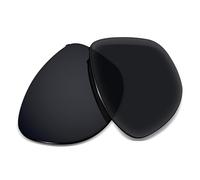 Biyxpiv Lentes de repuesto de 1,5 mm compatibles con gafas de sol Oakley Thurso OO9286 OO9286A de 54 mm, antiarañazos, Negro oscuro