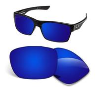 Biyxpiv Lentes de repuesto de 1,5 mm compatibles con gafas de sol Oakley TwoFace OO9189, antiarañazos y resistentes a los impactos