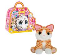 Bizak Adoptanimals Cutie Rescue, Mascota de Peluche Suave, adopta y rescata a un Perrito, Gatito o Conejo, Animal Sorpresa para cuidar, con Accesorios (63040177)