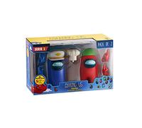 Bizak Among Us S2 Figura Acción Pack de 2 - Azul Oscuro + Rojo (64116215)