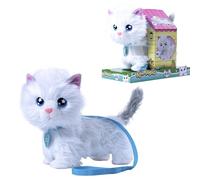 Bizak Animagic Mimi Mimitos, Peluche Interactivo, + 2 Años, Adorable y Divertida Gatita, Muy Suave, Camina, Maúlla y Mueve la Cola (64550196)