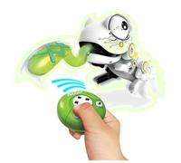 Bizak Berni la Rana Robótica, Salta y saca su Lengua magnética para atrapar la Comida, Salta, apunta y atrapa, Incluye 2 Juegos (62008526)