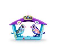 Bizak Digibirds, Casita con 2 Pajaritos interactivos Que cantan Solos o a Coro, silban, mueven el Pico y la Cabeza, llevalos Donde Quieras (62008617)