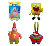 Bizak Bob Esponja Pack 3 Figuras Blister, muñecos coleccionables de 5 cm, Surtidos Diferentes con Personajes de la Serie, Juguete Ideal para Fans (64393001-3)