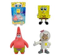 Bizak Bob Esponja Pack 3 Figuras Blister, muñecos coleccionables de 5 cm,Surtidos Diferentes con Personajes de la Serie, Juguete Ideal para Fans (64393001-1)