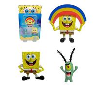 Bizak Bob Esponja Pack 3 Figuras Blister, muñecos coleccionables de 5 cm, Surtidos Diferentes con Personajes de la Serie, Juguete Ideal para Fans (64393001-5)
