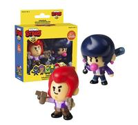 Bizak Brawl Stars Pack 2 Figuras de 6 cm. en Caja, Personajes de Colt y Bibi, (64112015-3)