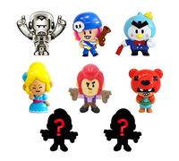 Bizak Brawl Stars Pack de 8 Figuras colección-Nita y Frank, Figuras del Juego multijugador de Combate, Figuras coleccionables (64112071)