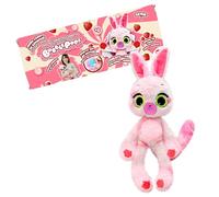 Bizak Bubble Pops, Peluches Mágicos Que multiplican su tamaño x5, Proceso emocionante y Olor a Chicle, 12 Diferentes Animales con Aroma y patitas Stem, Conejito Fresa, (64492004-4)