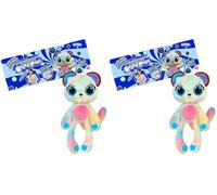 Bizak Bubble Pops, Peluches Mágicos Que multiplican su tamaño x5, Proceso emocionante y Olor a Chicle, 12 Diferentes Animales con Aroma y patitas Stem, Osito Mora, (64492004-9) (Paquete de 2)