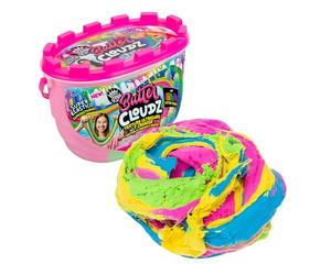 Bizak Butter Cloudz Cubo Rainbow Cotton Candy, Masa extrasuave y cremosa Tipo Butter Slime, Textura elástica con Aroma a algodón de azúcar, Ideal para relajar y Jugar, Desde 4 años (63330517)