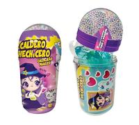 Caldero Hechicero Mascota Encantada, descubre qué Mascota se esconde Tras el Hechizo, Proceso unboxing con Slime mágico y Pegatinas para customizar (64198010)