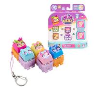 Bizak Clickeez Multi Pack 5 Serie 2, Pack 5 Teclas coleccionables con Llavero, más de 70 Modelos nuevos, Conecta e intercambia,a Partir de 6 años (64554110)