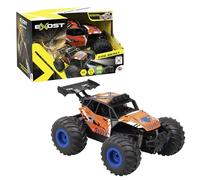 Bizak Exost Fire Beast, Coche radiocontrol Todoterreno con carrocería metálica, suspensión y Faros LED, Mando 2.4 GHz y batería Recargable, Producto Oficial, para niños Desde 5 años (62000724)