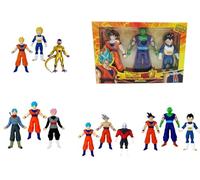 Dragon Ball Super - Pack 3 personajes Monsterflex (Varios modelos)