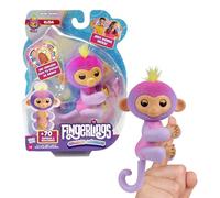 Bizak Fingerlings Colores Mágicos Elisa, Mascota interactiva Multicolor con +70 Sonidos y Movimiento, reacciona al Tacto, se sujeta a tu Dedo, Juguete para niños Desde 3 años, (61853181-1)