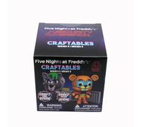 Bizak Five Night At Freddys Diorama Personajes, Caja Sorpresa con 5 Figuras para coleccionar de los protagonistas de FNAT, Cada Caja Incluye 1 Figura y una Base (64333299)